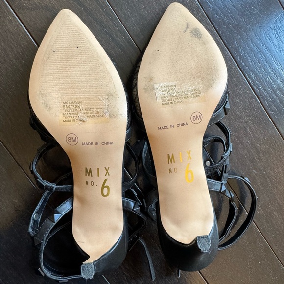 Liraven Pump In Black Lace Size 8 - Picture 6 of 6